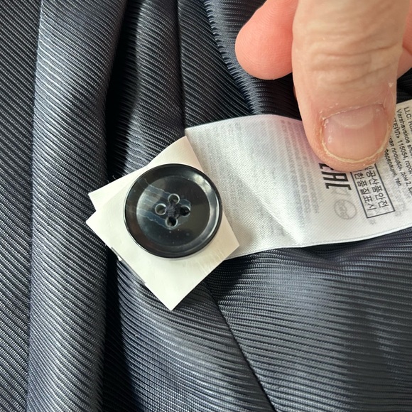 Banana Republic Geometric Pattern Suit Blazer Sz 2 - Picture 6 of 6